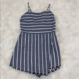 Cotton Candy LA Striped Romper